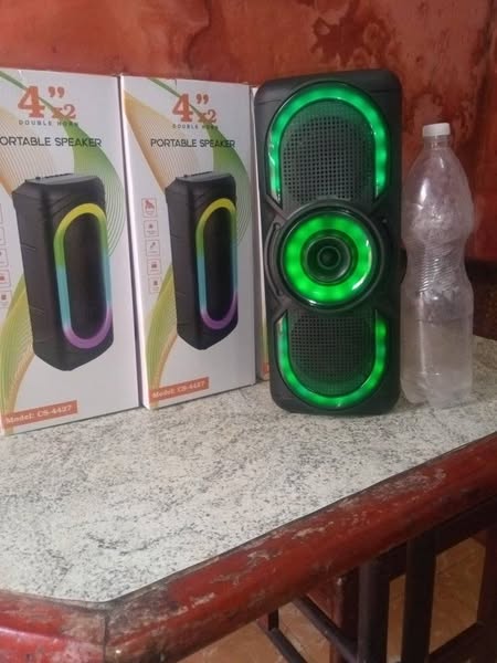 Double Horn Portable Speaker - Imagen 2