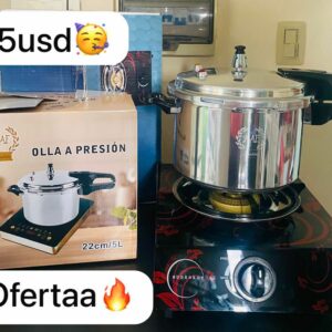 Set de Olla de Presión y Fogón de Gas