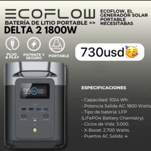 EF ECOFLOW DELTA 2 1800w