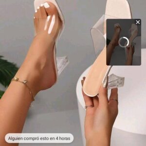 Zapatos de tacón cuadrado