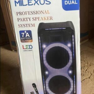 Bocina Recargable Milexus de 10" Dual