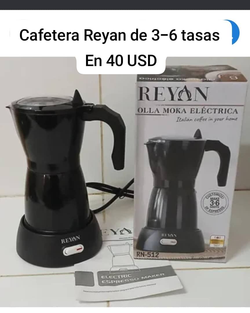 Cafetera Reyan de 3 a 6 Tazas