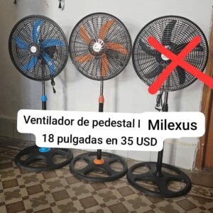 Ventilador de Pedestal 18" Milexus