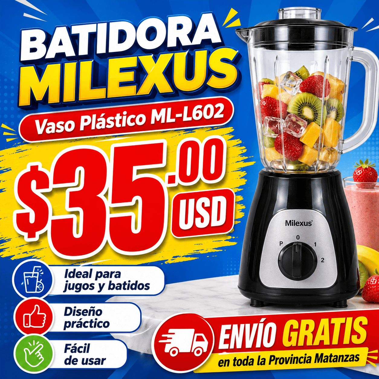 Batidora Milexus ML-L602