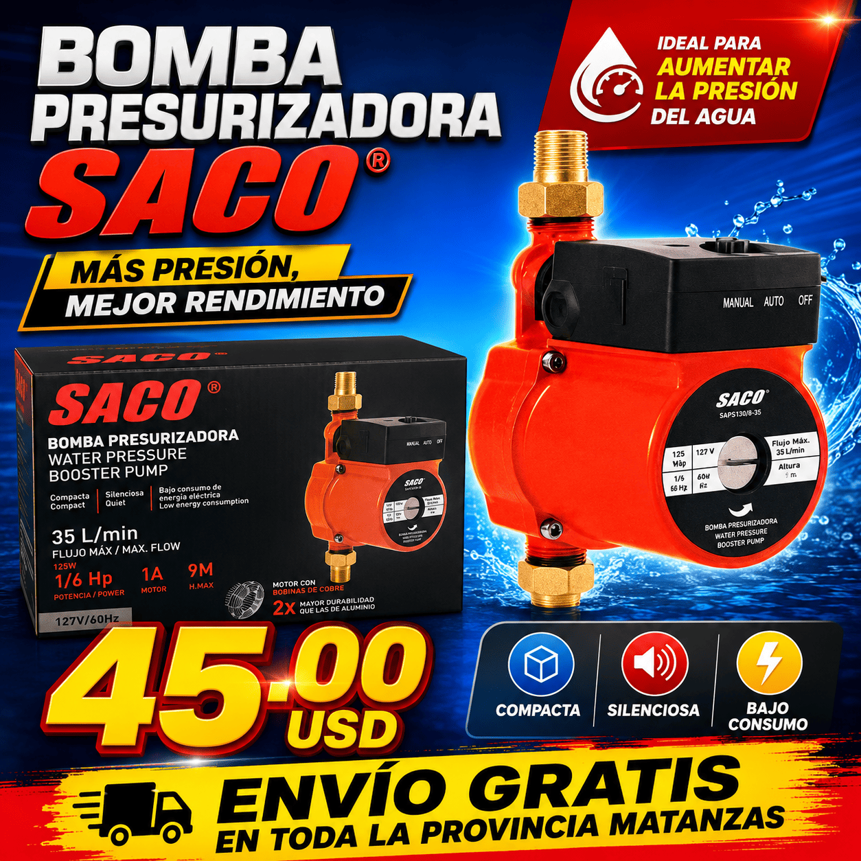 Bomba Presurizadora SACO