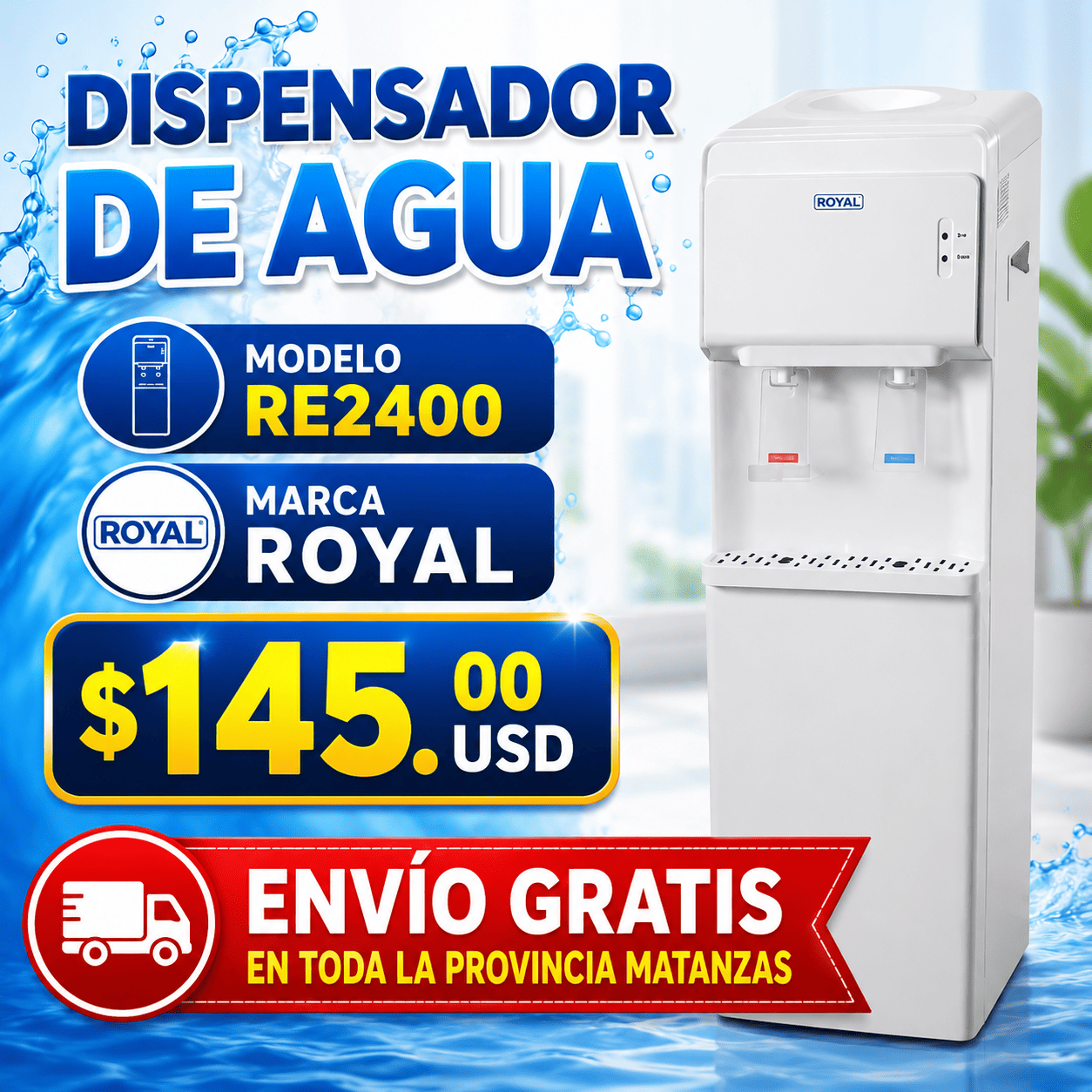 Dispensador de Agua Royal