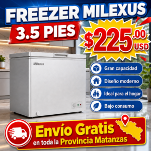 Freezer 3.5 pies Milexus
