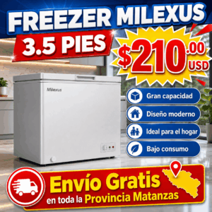 Freezer 3.5 pies Milexus