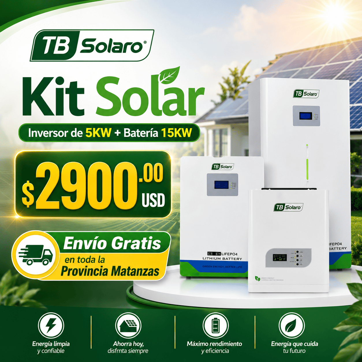Kit Solar TB Solaro - Imagen 2