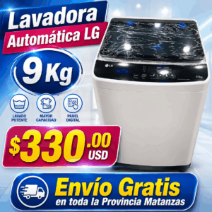 Lavadora Automática 9Kg LG