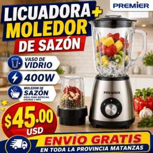 Licuadora + Moledor de Sazón Premier
