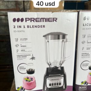 Licuadora Premier + Moledor de Sazón