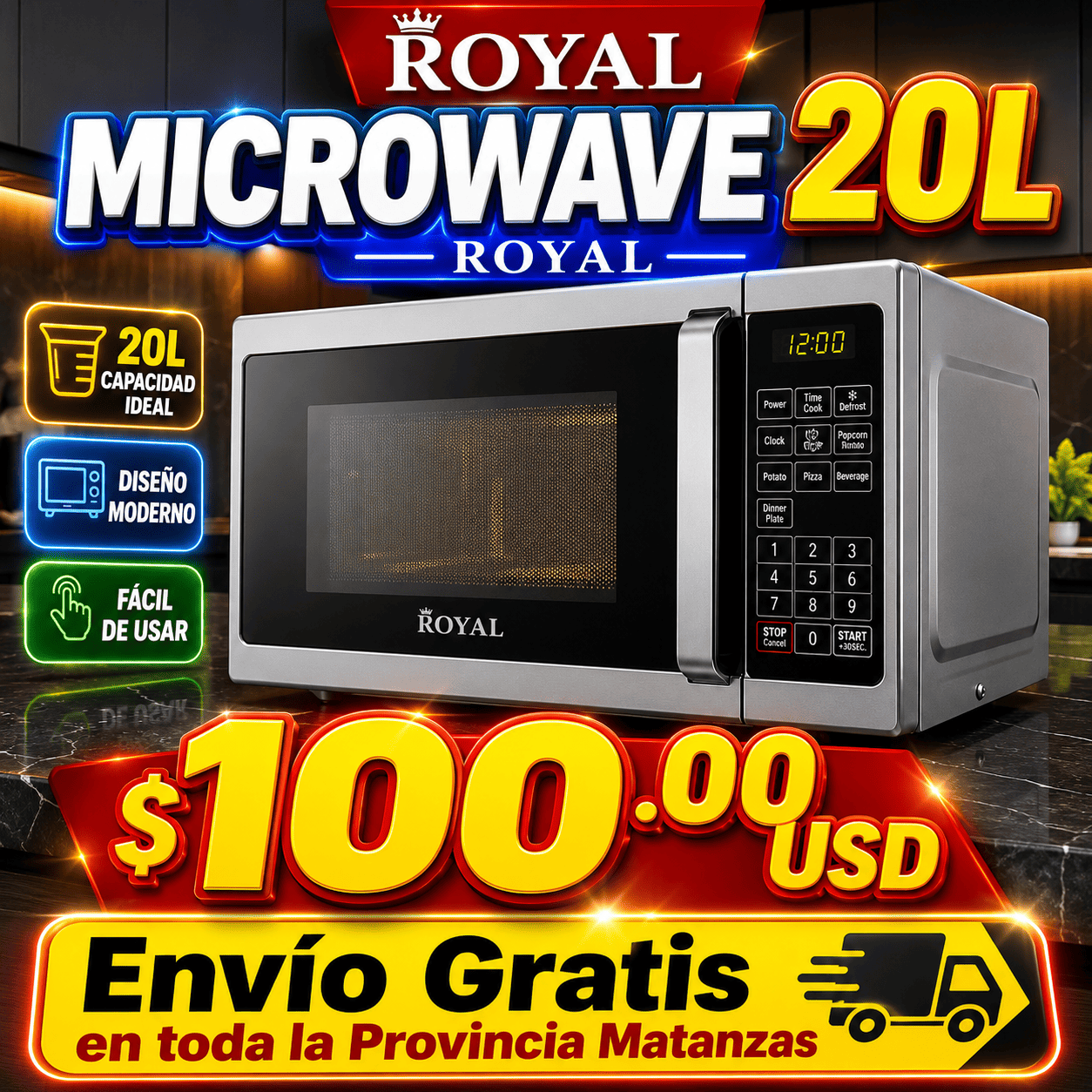 Microwave 20L Royal