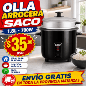 Olla Arrocera con Vaporera 1.8L