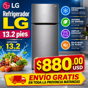 Refrigerador LG 13.2 Pies