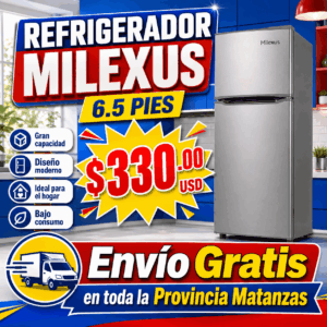 Refrigerador Milexus 6.5 Pies