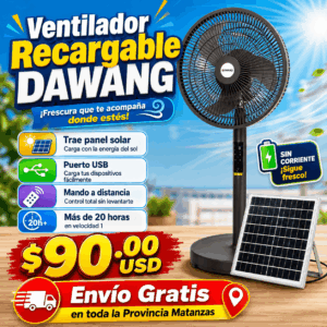 Ventilador Recargable DAWANG
