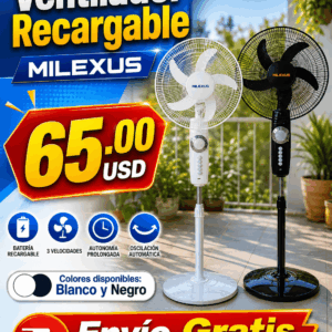 Ventilador Recargable Milexus