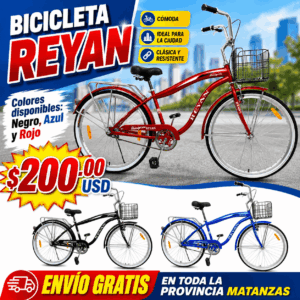 Bicicleta 26 Marca Reyan