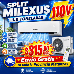 Split Milexus de 1 Tonelada 110V